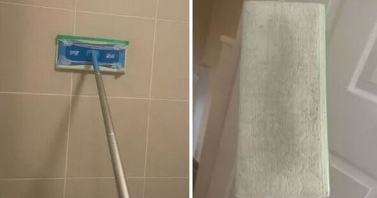 Clean Bathroom Tiles in Just Five Minutes with This Simple Mop Hack